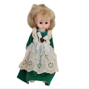 Vintage 1978 Vogue Ginny Doll in Green Dress & Apron